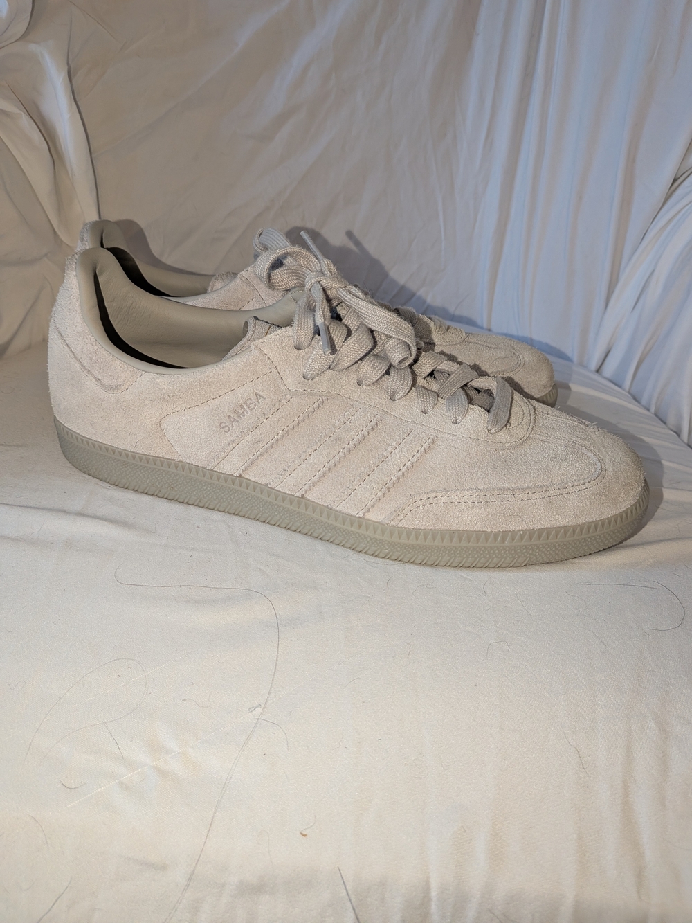 Adidas Samba Suede Men's Casual Sneakers - Light Beige